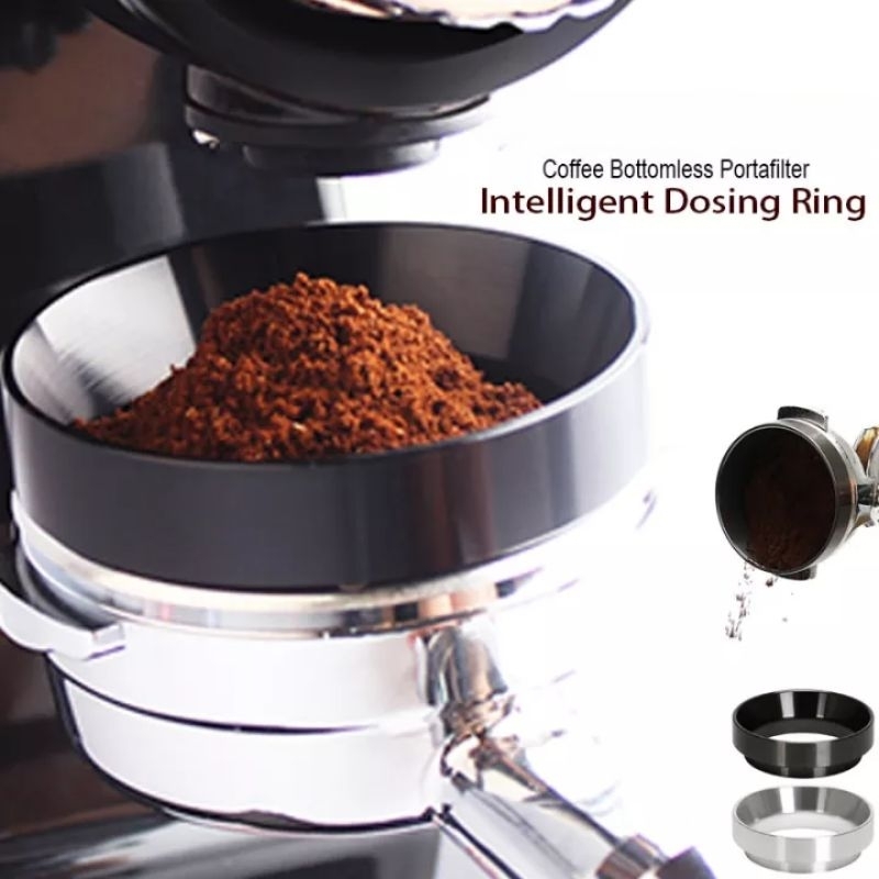 AREYOUCAN 51mm Dosing Ring Espresso Bottomless Portafilter Stainless Steel - AR5