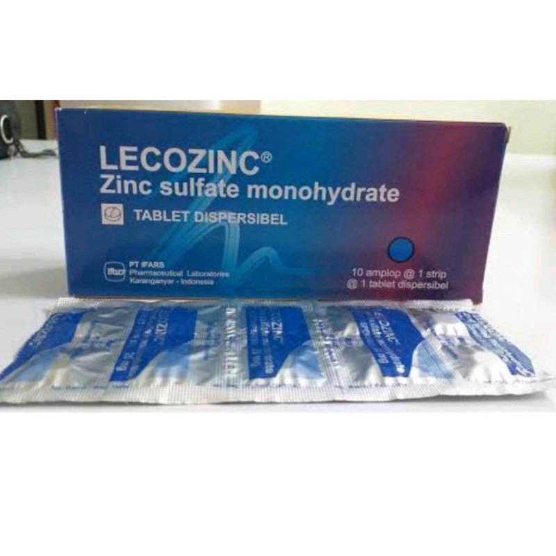 LECOZINC TABLET 20mg 100 TABLET PER BOX ZINC SULFATE MONOHYDRATE