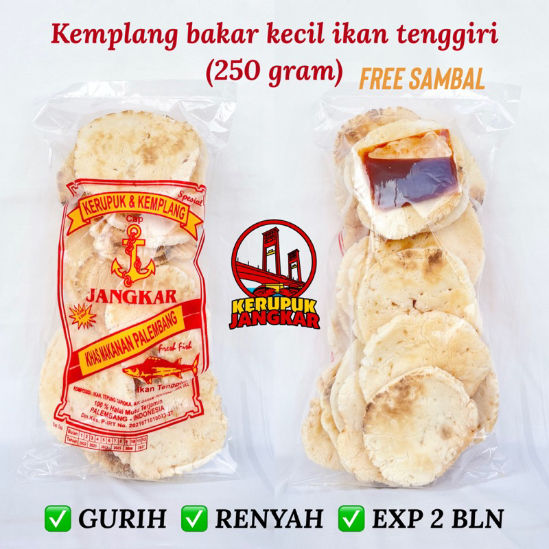 

Kemplang Bakar Kecil Asli Palembang 250 Gr | Kerupuk Kemplang