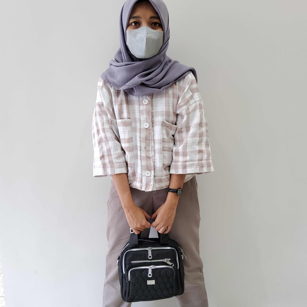 Tas Import Multifungsi Bisa Selempang Dan Ransel Muat Buku dan Botol 3715-2