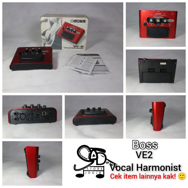 BOSS VOCAL HARMONIST VE-2 VE2 VE 2 VOKAL HARMONIZER ROLAND