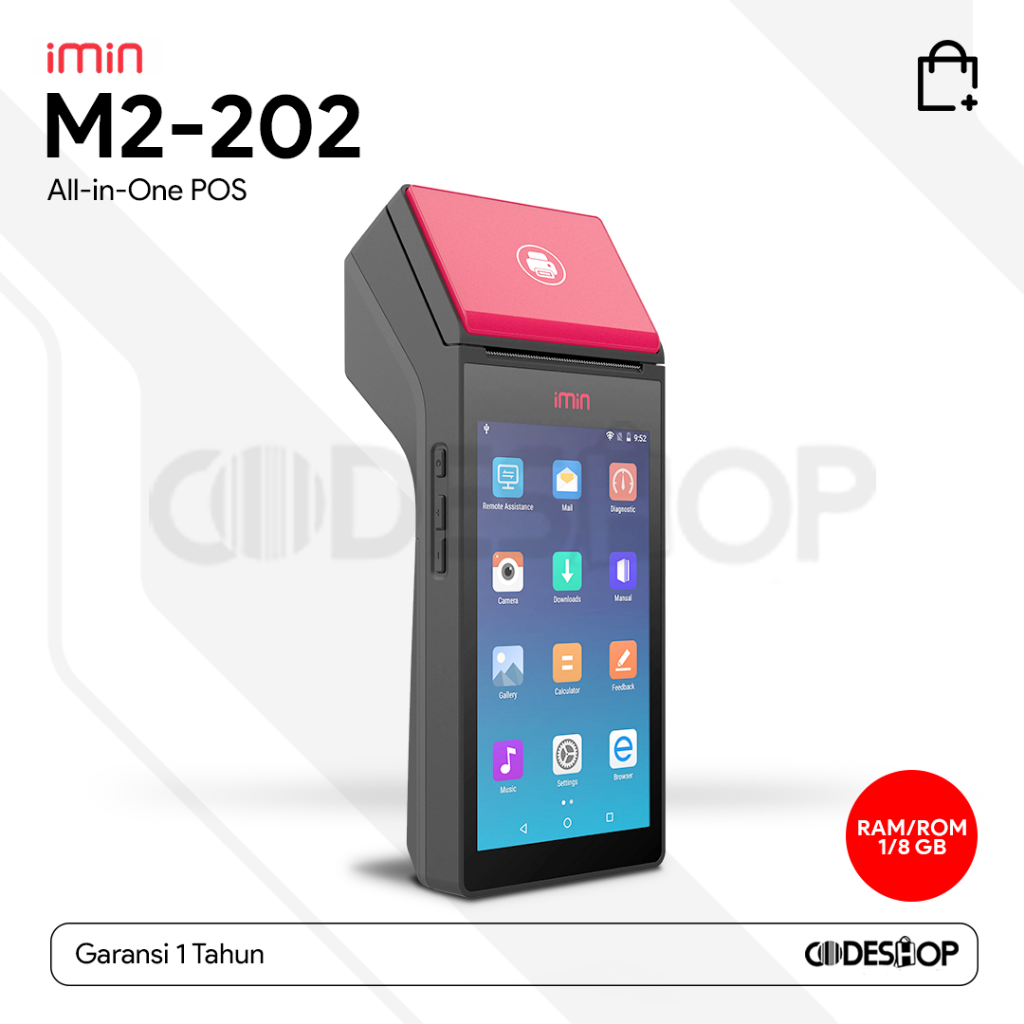 Mobile Andorid POS iMin M2-202 All in One POS System Portable