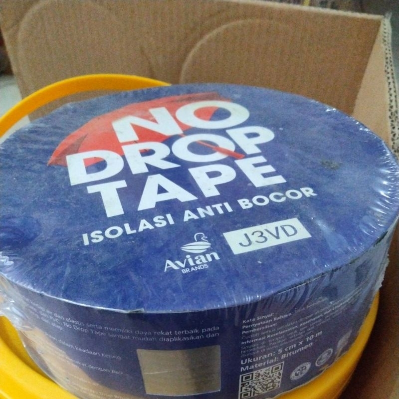 No drop tape. isolasi anti bocor. lakban asbes. lakban genting