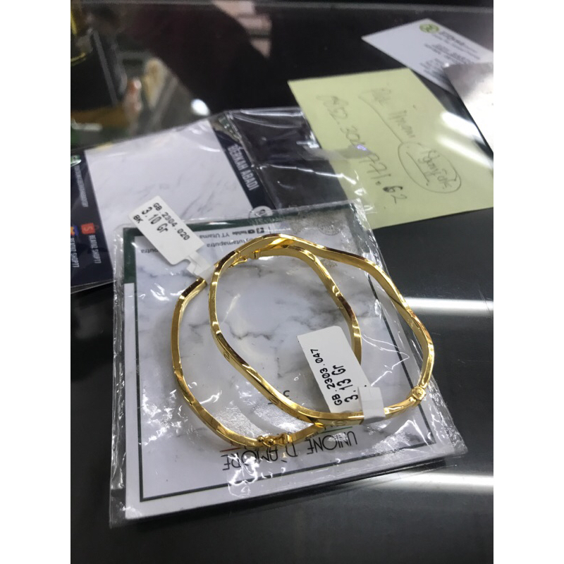 Gelang cartir kadar 375 8k fashion wanita dewasa