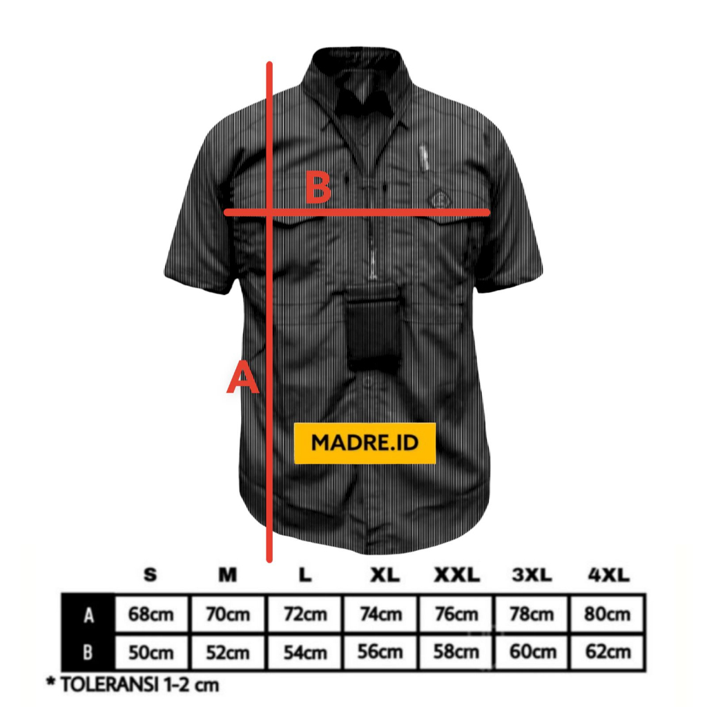 Kemeja M-Tac Lengan Pendek / kemeja lapangan / kemeja tactical