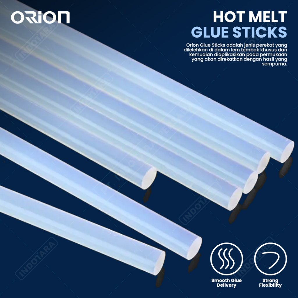 Hot Melt Glue Sticks / Isi Refill Glue Gun Orion Size 7mm 500gr