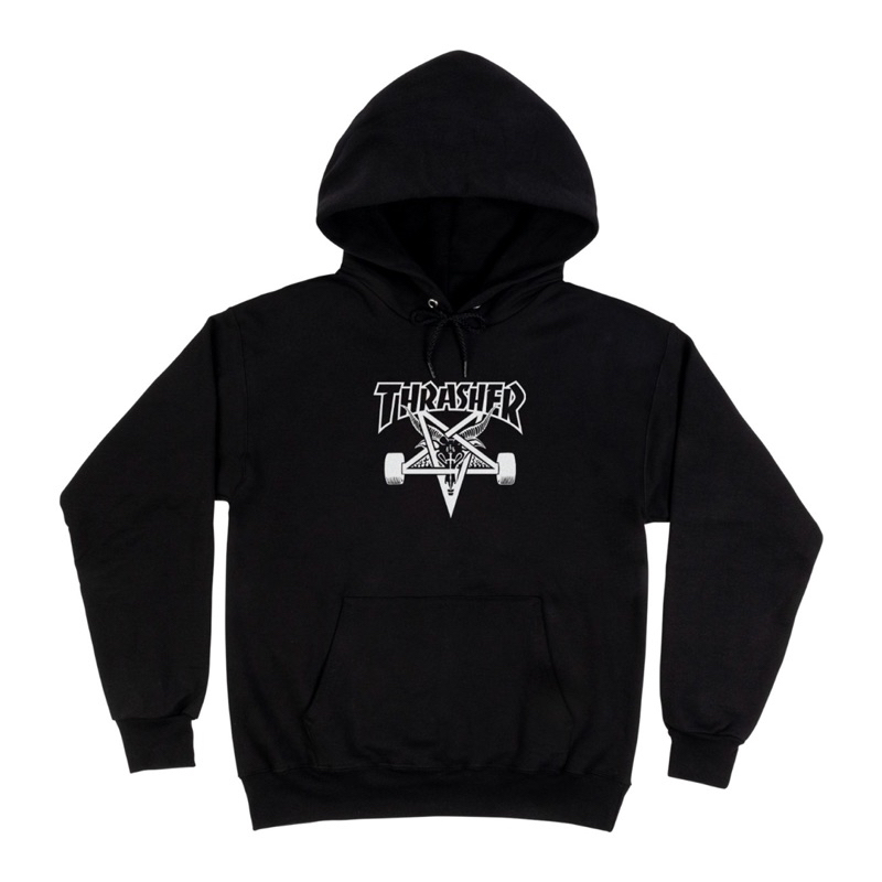 DISKON GILA  Thrasher Skate Goat Hoodie - Black