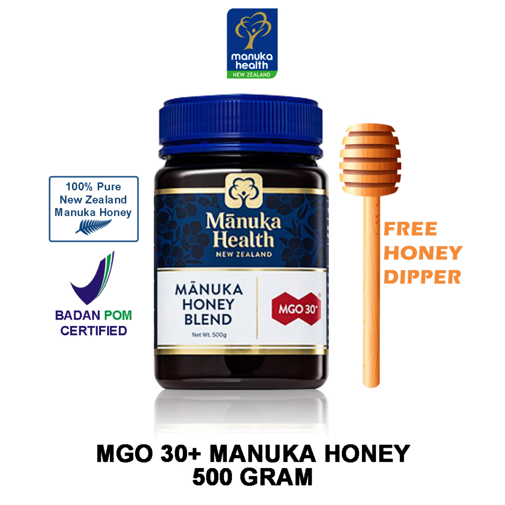 

Manuka Health Mgo 30 (500gr) Madu Manuka New Zealand