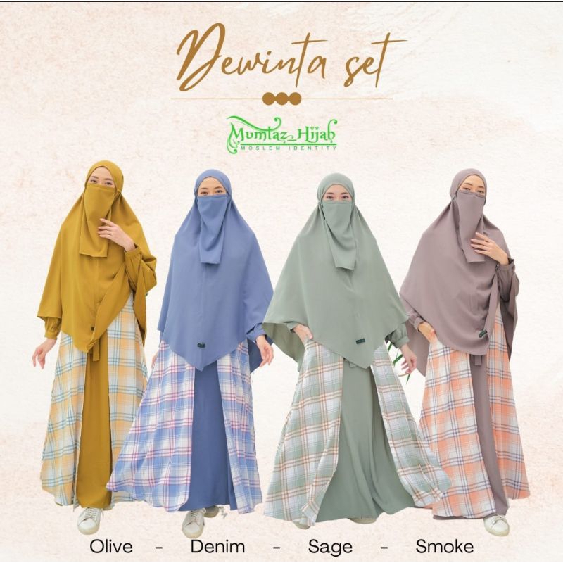 gamis set syari dewinta ori mumtaz
