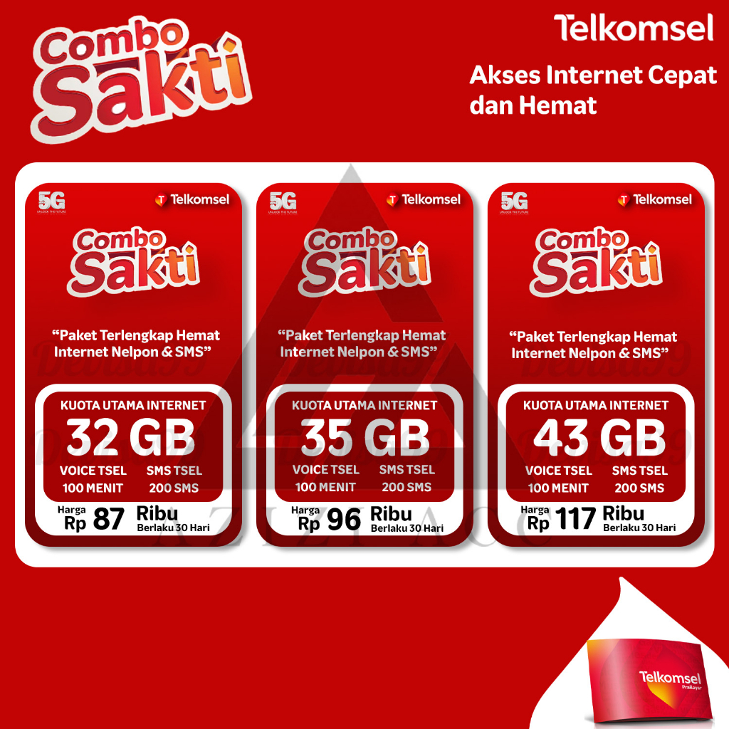 Kartu Perdana Combo Sakti Telkomsel