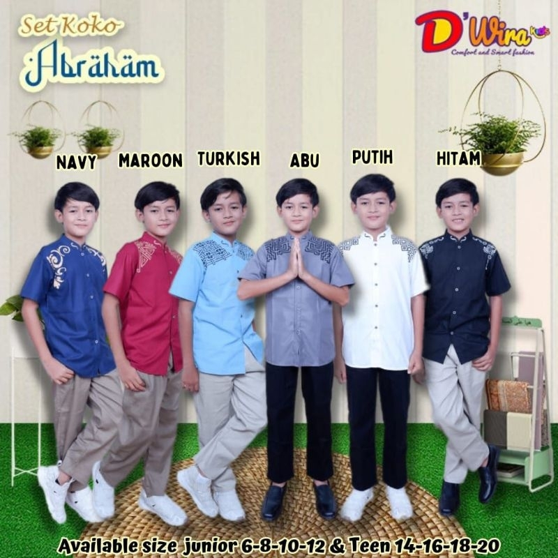 SETELAN  ANAK LAKI-LAKI KOKO ABRAHAM BY D'WIRA