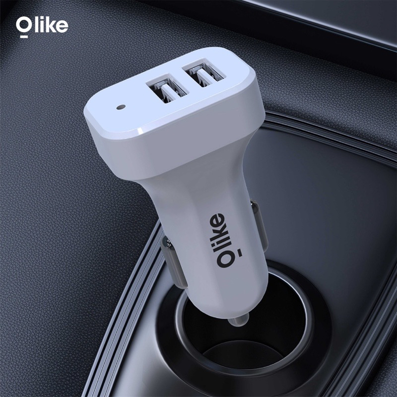 Olike R11 Car Charger 3.0 Quick Charge Travel Size Dual USB Port - Garansi 1 Tahun