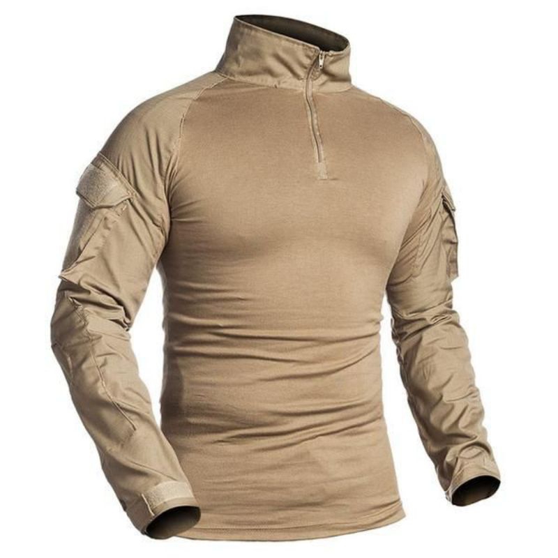 kaos tactical pria bdu original lengan panjang