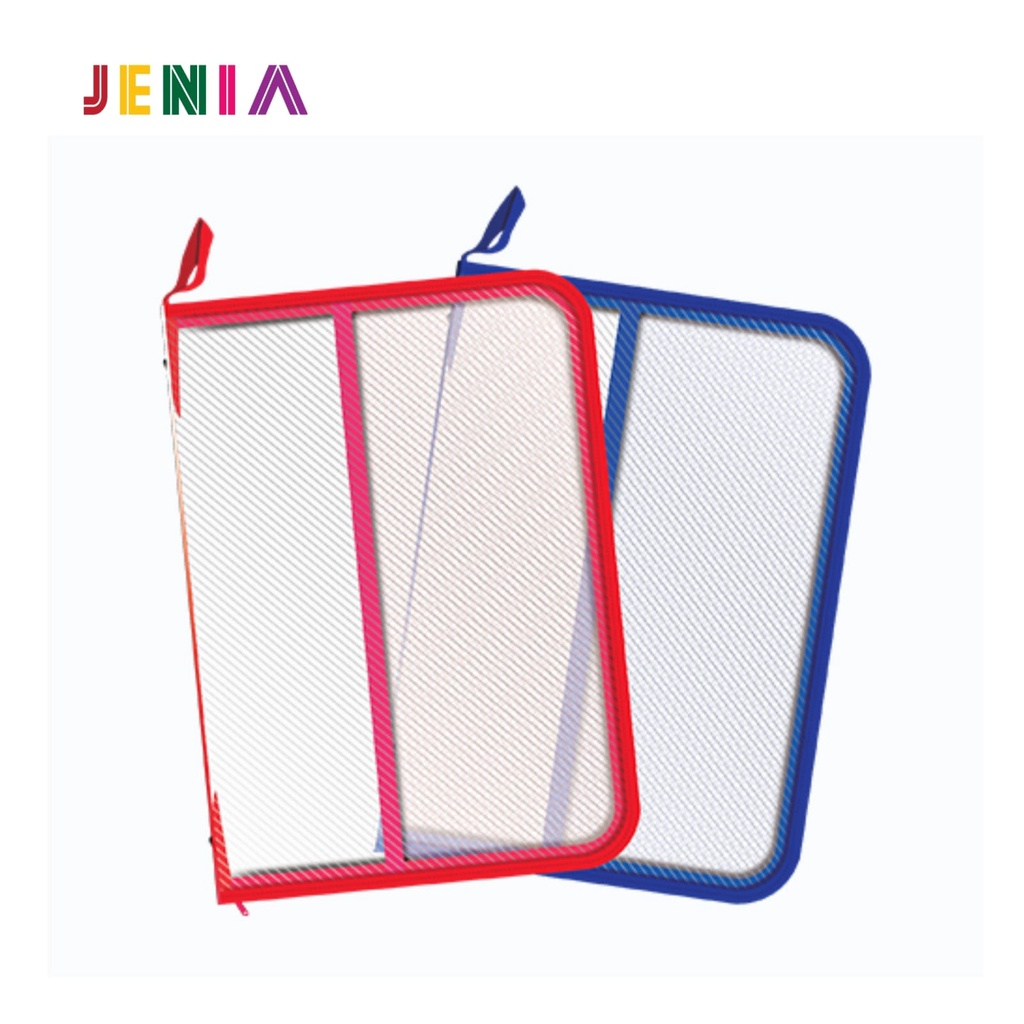 

1 LSN / 12 Pcs Zipper Jaring Polos F4 Jenia