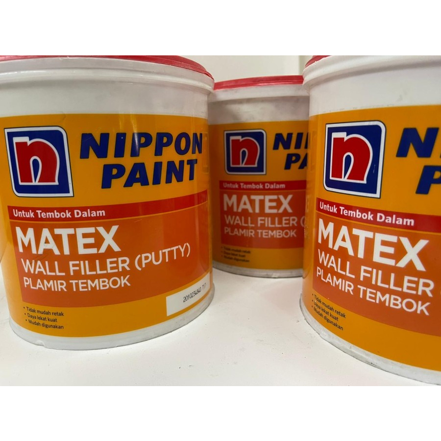 Nippon Matex Putty Plamir 002 Super White 20 Kg Pail