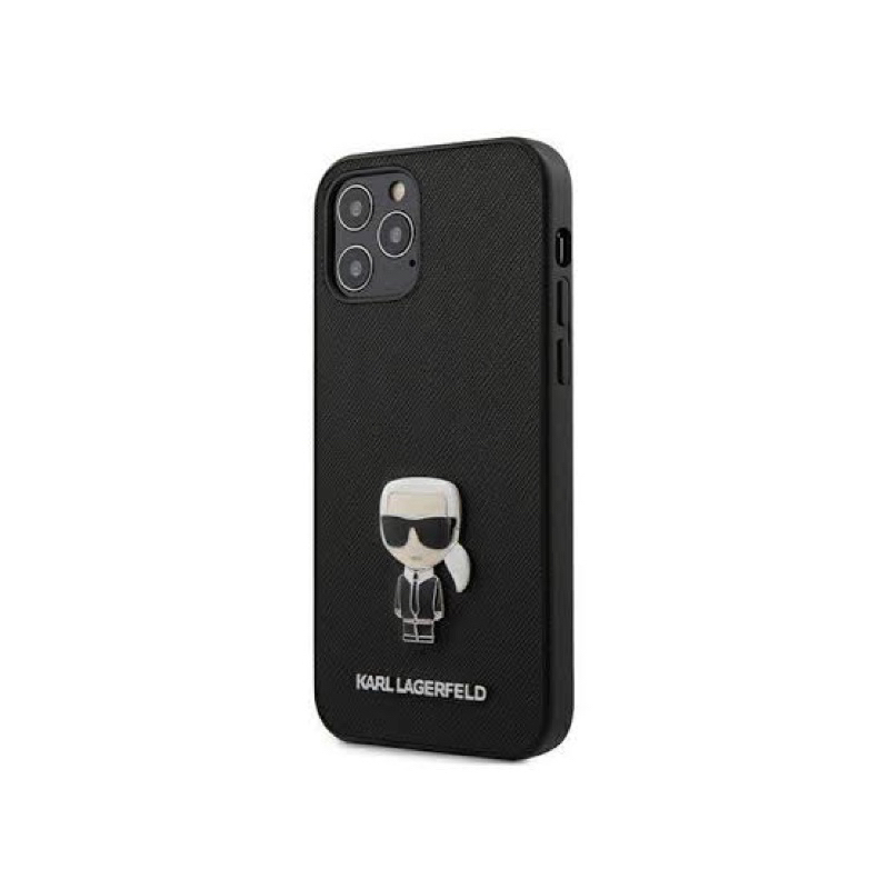 [LIKE NEW] Authentic Karl Lagerfeld Karllagerfeld Case Iphone 12 Pro Max IPhone12ProMax Casing Hitam