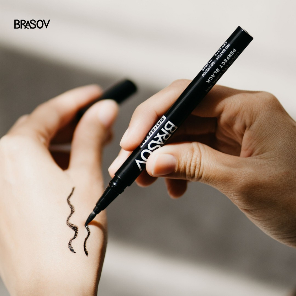 BRASOV Perfect Black Liquid Eye Liner Pen 2ml