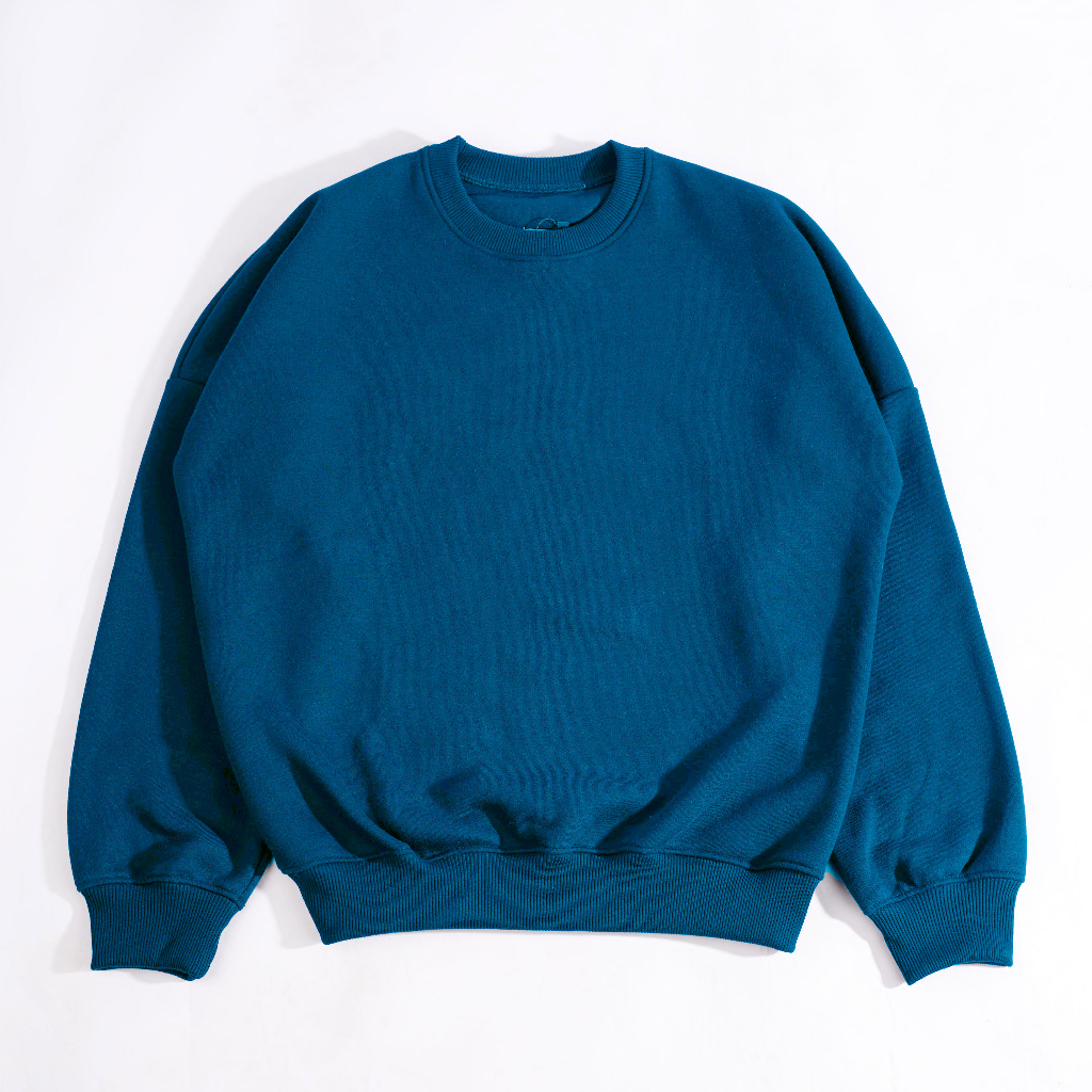 Crewneck Boxy Oversized Storm Blue