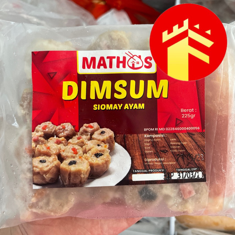 

INDO PRIMA ARDENA MATHOS DIMSUM SIOMAY AYAM 250 GR ISI 15 PCS SIOMAY AYAM ENAK