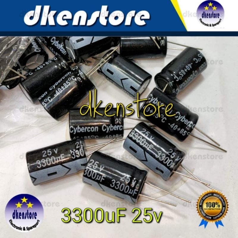 Elko 3300uF 25v Kapasitor 3300 uF 25v Elco