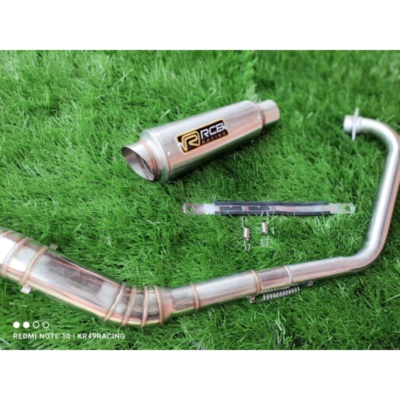 KNALPOT RCB TITAN UNTUK BEAT VARIO NMAX PCX MIO LEXI SCOOPY FINO X-RIDE AEROX VIXION CBR CB R15 XABR