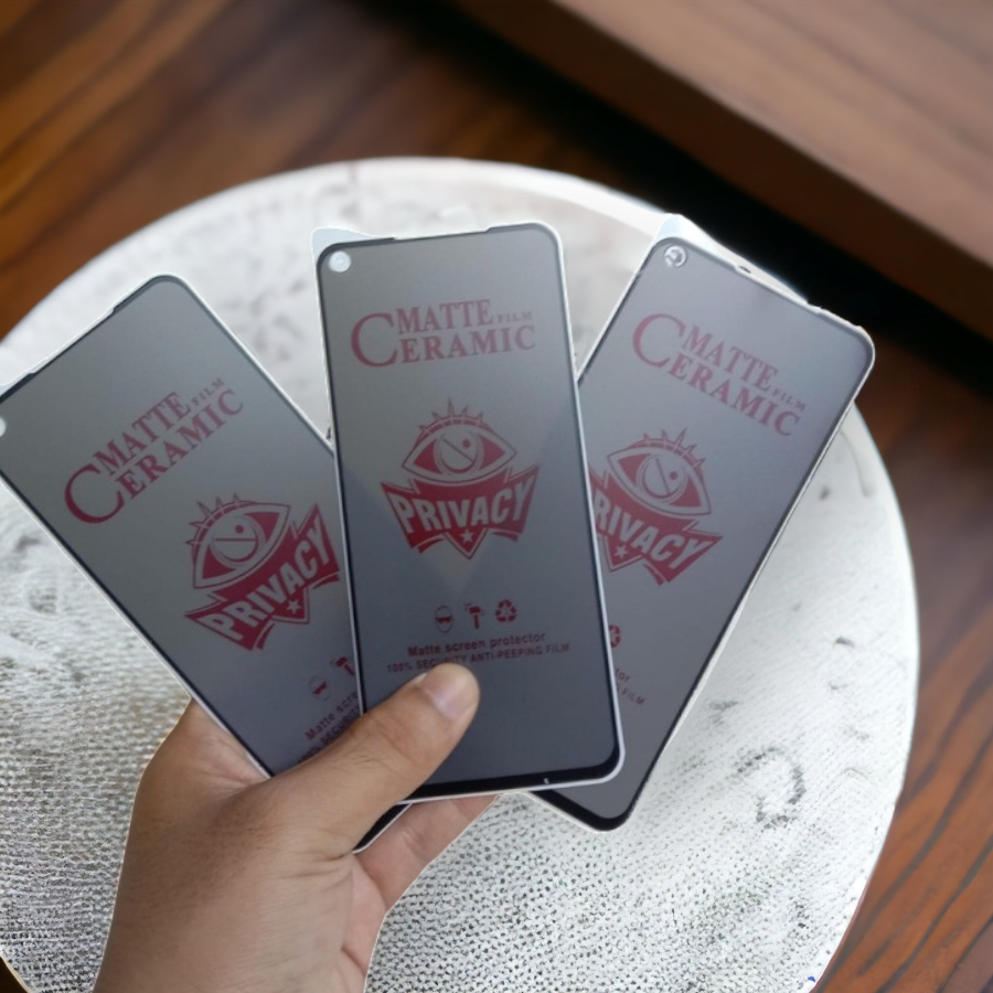 Anti Gores Tempered Glass POCO M3 / M3 PRO 5G / F3 Tempered Glass Ceramic Spy Matte Privacy Anti Gor