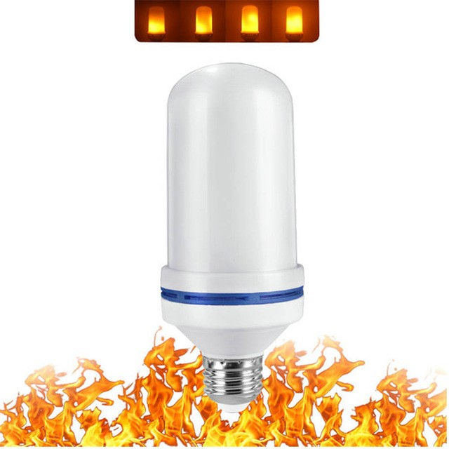 Lampu Bohlam LED Api Obor Flickering Flame Light E27 9W - CB360 - White