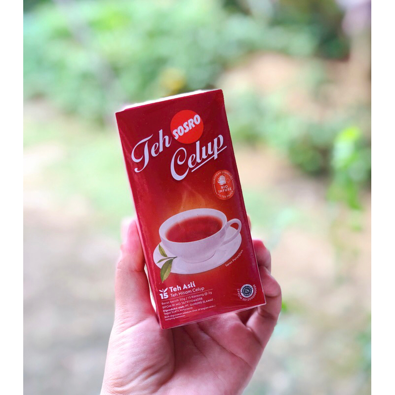 

Teh celup Sosro original isi 15 kantong