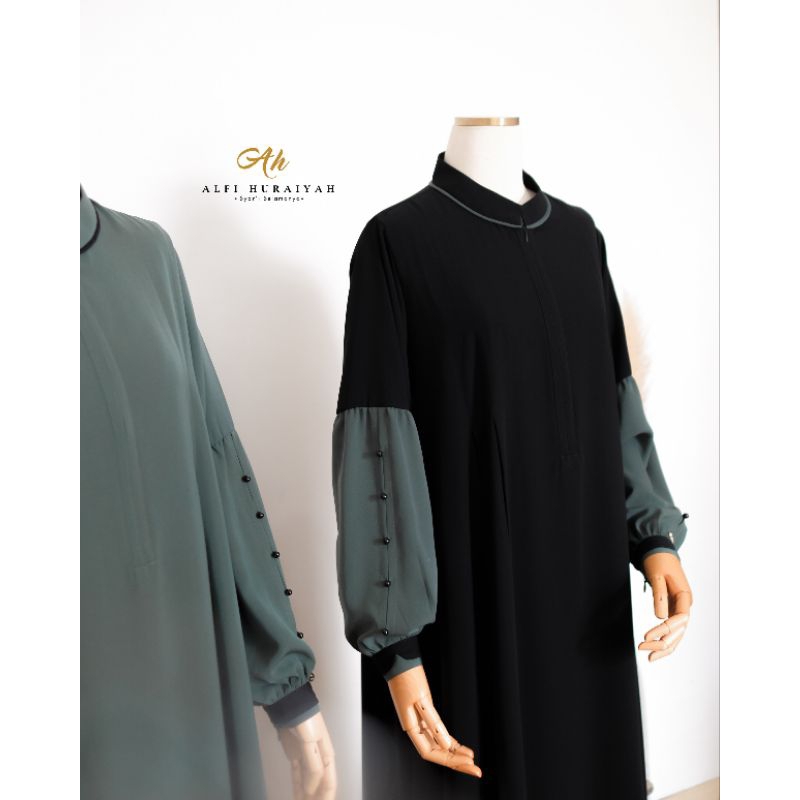 Gamis Alamanda Alfi Huraiyah 2tone Xanadu