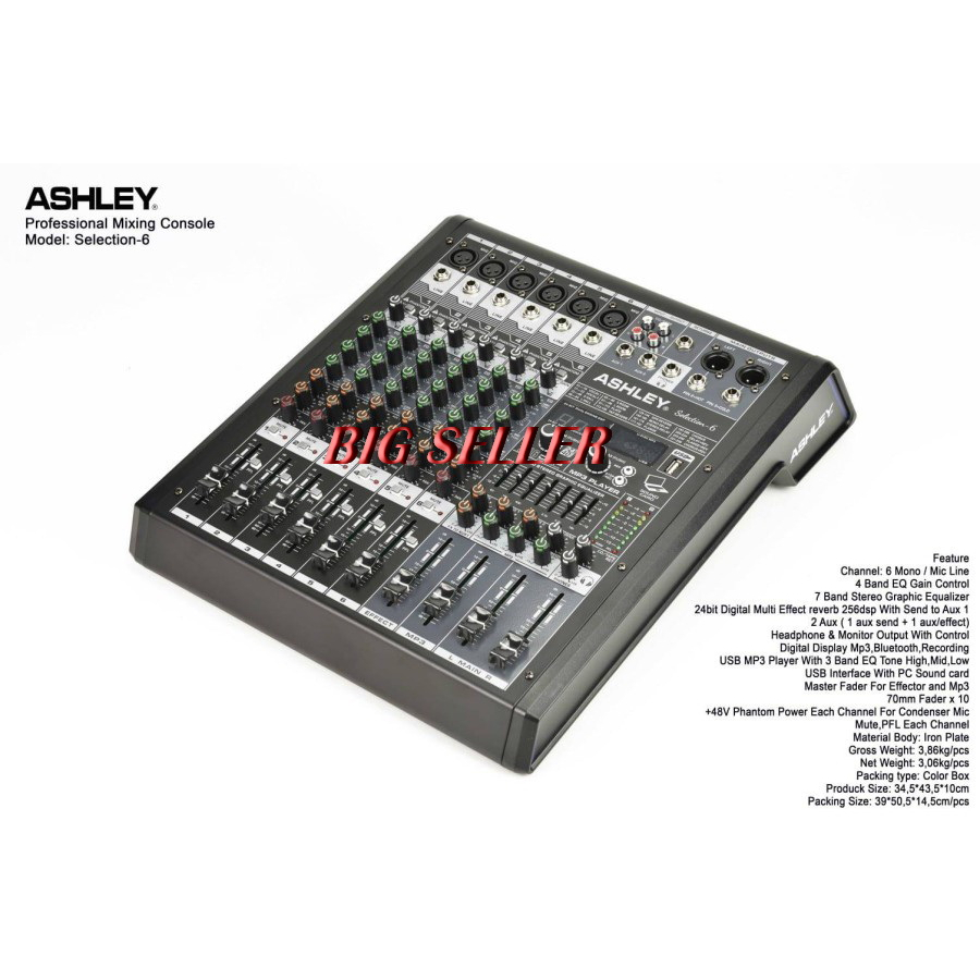MIXER ASHLEY SELECTION6 / SELECTION 6 ORIGINAL