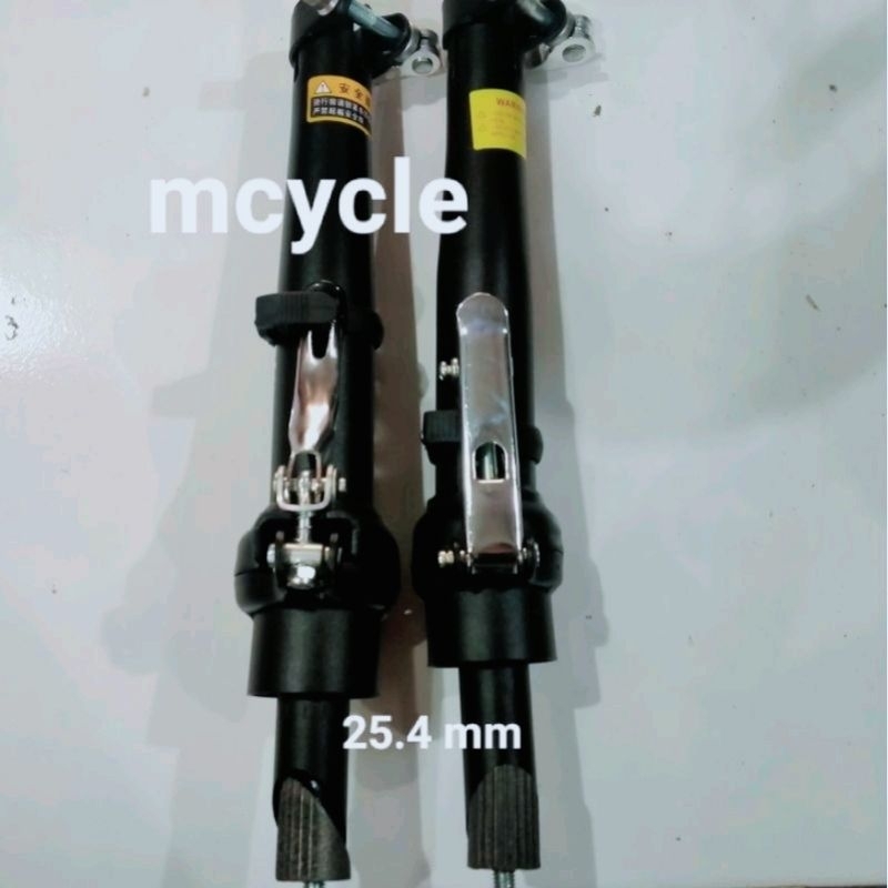 TIANG STANG HANDLEPOST SEPEDA LIPAT 25.4 mm