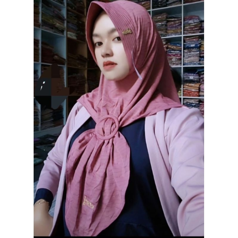 718 Jilbab Doa Ibu Free Gesper Jersey Casandra New/Hijab ovaldex M Doi Ori By Bunyamin
