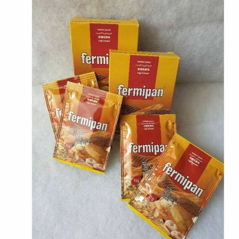 

FERMIPAN Sachet 11gr Ragi Instan Pengembang Roti Donat