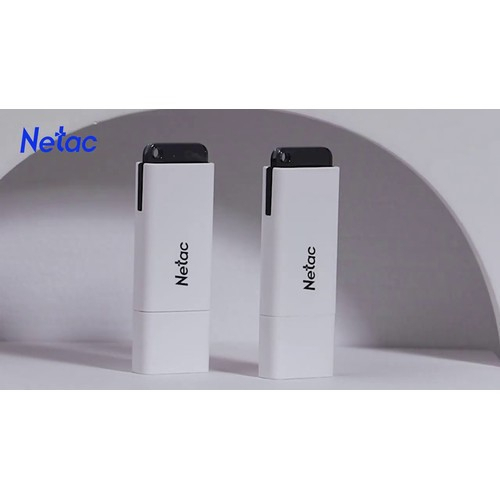 FlashDisk Netac U185 16GB USB 2.0 Red LED Indicator