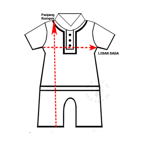 Romper Koko Bayi Hokiku - 1458 A