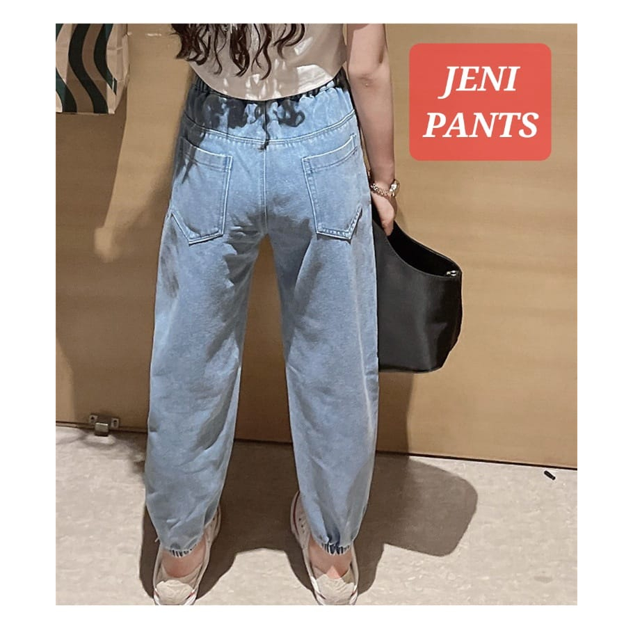 JENI PANS CELANA JEANS JOGER ANAK CEWEK FASHION KOREA IMPORT CELANA PANJANG IMPOR