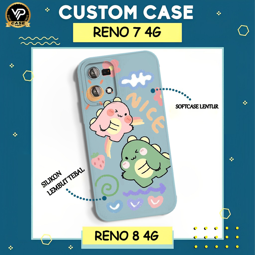 Softcase Procamera Oppo Reno 7 4g Reno 8 4g Terbaru VVIPCASE - Casing Oppo Reno 7 Reno 8 - Fashion C