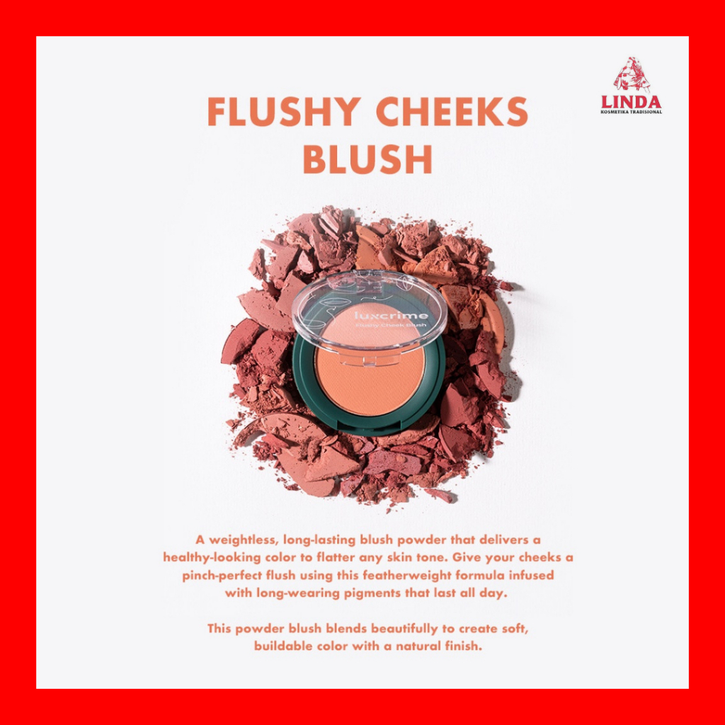 LUXCRIME Flushy Cheek Blush 3,5gr
