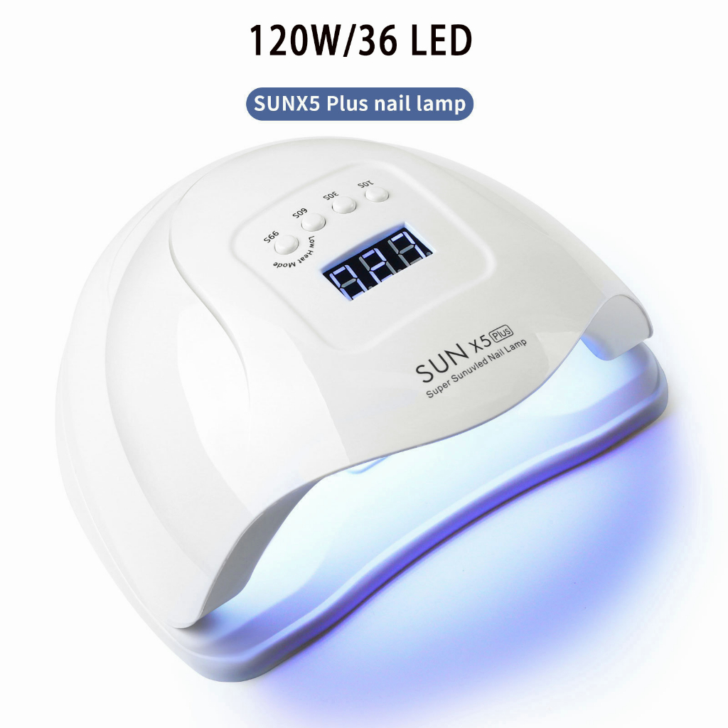 YUN Mall  SUN X UVLED Alat Pengering Kuteks UV Gel 12LED 36W / 54W dengan Lampu LED