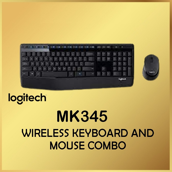 Logitech Wireless Mouse Keyboard MK345 / Combo / MK 345