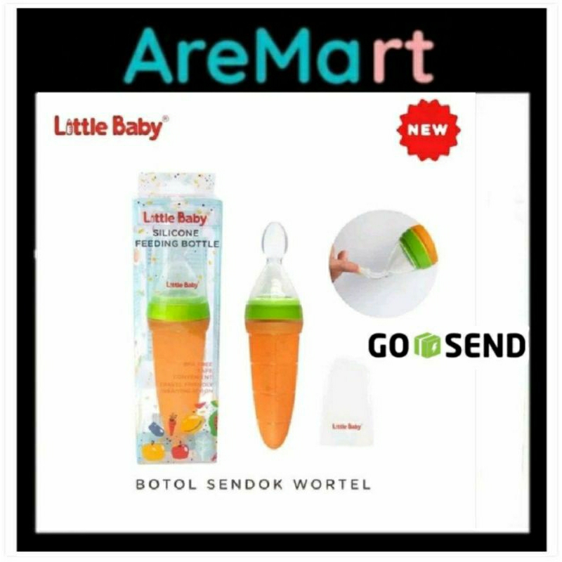 Little Baby Botol Sendok Little Baby Silicone Feeding Bottle Aremart