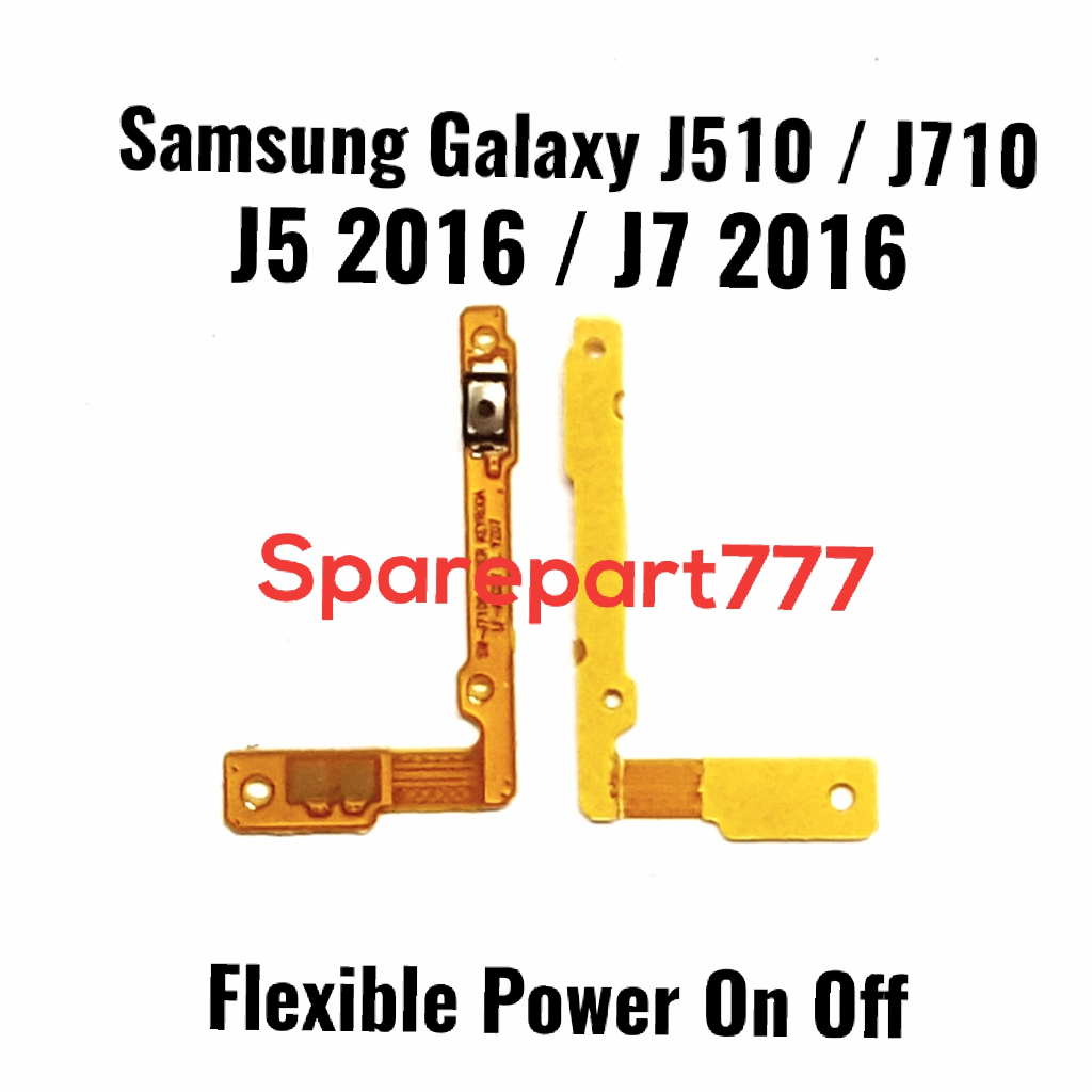 Flexible Connector Power On Off Samsung Galaxy J510 - J7 - J5 2016 - J7 2016 - Flexibel Fleksibel Fl