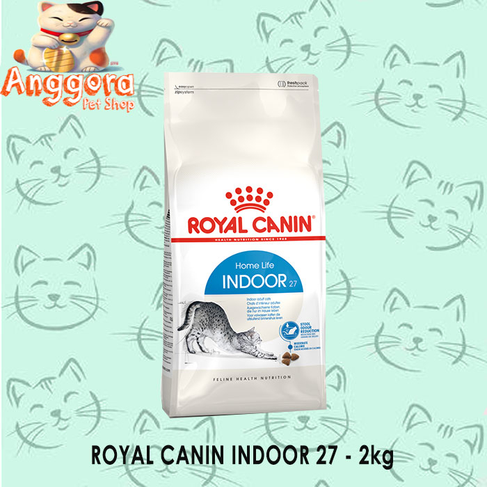 Makanan Kucing Premium ROYAL CANIN INDOOR 27 - 2kg