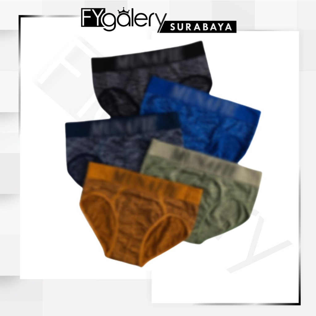 FYGALERYSURABAYA W030 Celana Dalam Munafie Pria Celana Dalam Cowok Motif Underwear Men