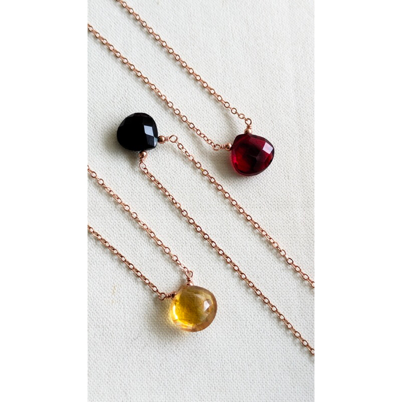 Henju By Gracy | Basic Chain Necklace | Rantai Kalung| 14K Gold Filled | 14K Rose Gold Filled | 925 