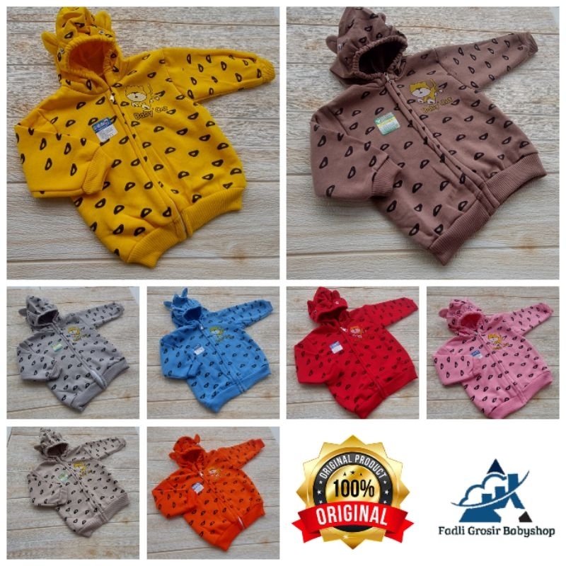 Jaket Bayi Motif Kucing Jaket Bayi Usia 2-12 Bulan Dan Celana Bayi Terlaris