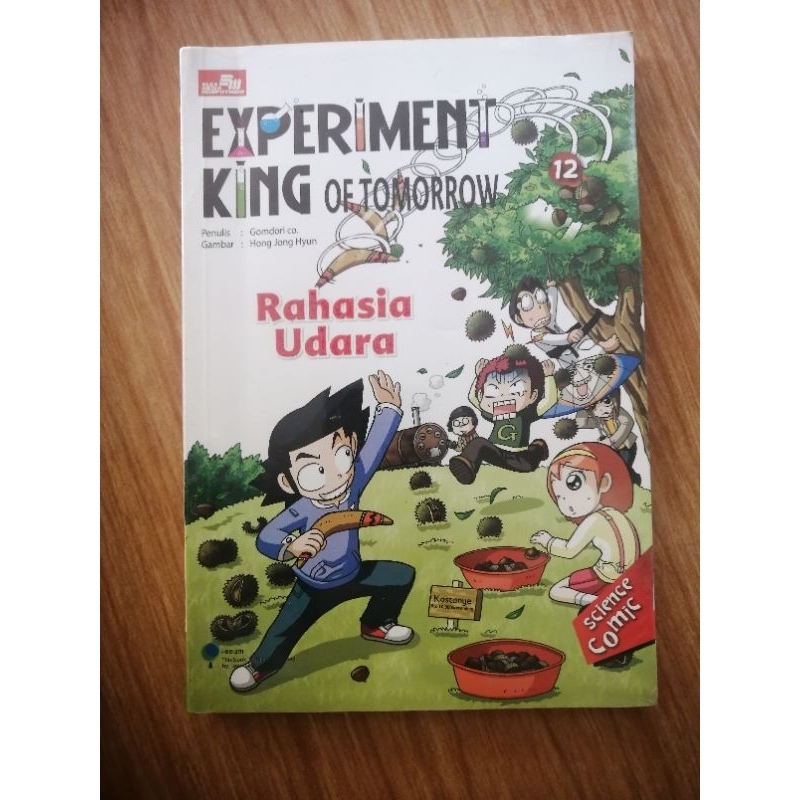 buku komik experiment king of tomorrow rahasia udara