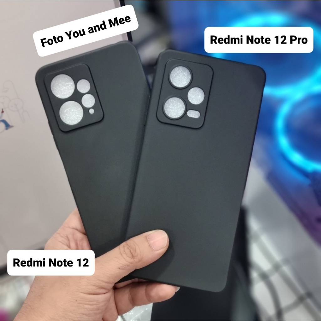 Case Hitam Ori Xiaomi Redmi Note 12 12Pro 11 Pro Silicone black Heavy Case Soft Thick HD Casing Camera Murah Tapi Bagus Hitam Anti Glare matte Anti Minyak Doff Dof Kondom Karet Plastik T 4G 5G S Pro Silikon Silicone Casing Bagus Murah Tipis Harga Mantap