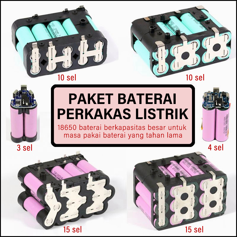 Rechargeable bor baterai wrench Baterai lithium-ion berkualitas baterai listrik tanpa kabel yang dapat diisi ulang