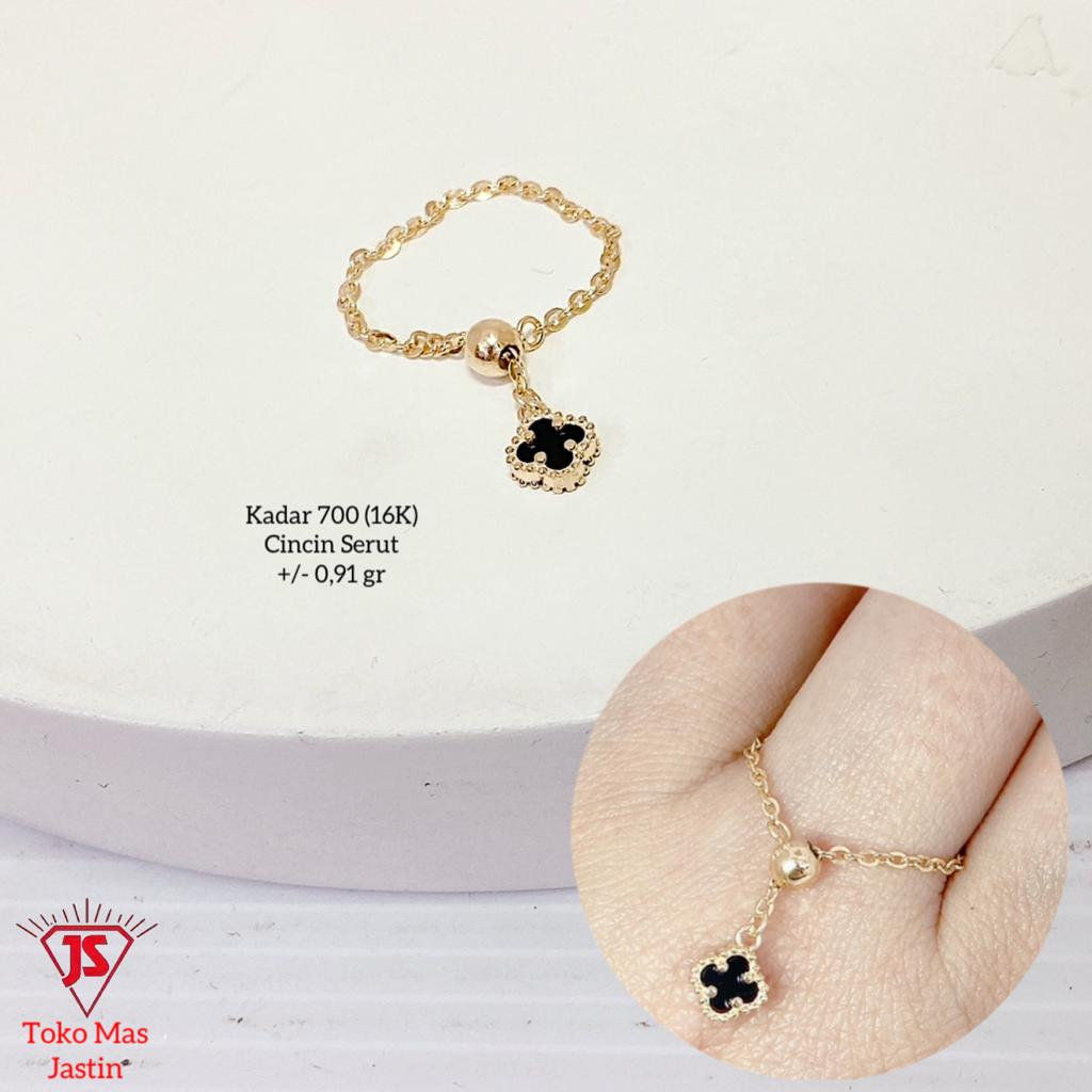 cincin serut fashion emas kadar 16k/700